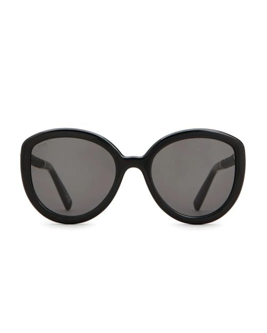 Tod's Gray Logo-Engraved Sunglasses