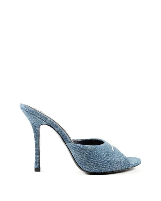 Alexander Wang Blue Cher Denim Mules