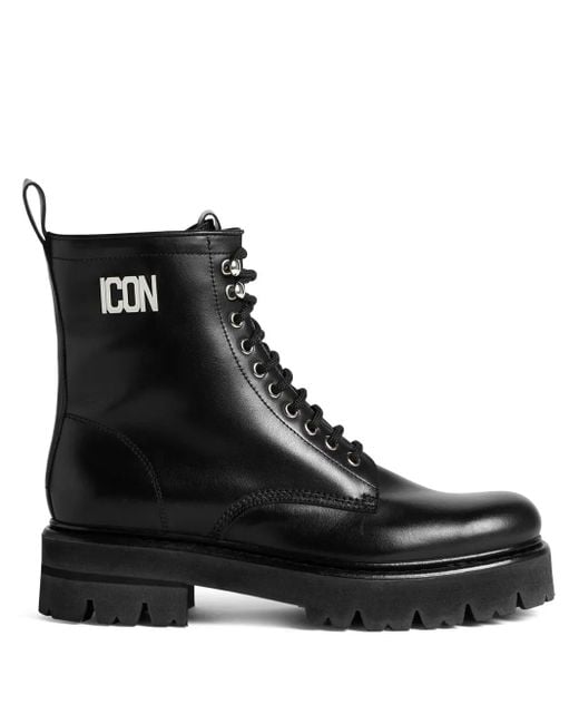 Botas De Combate, Mujer, Talla DSquared² de color Black
