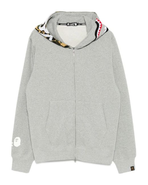 メンズ Mastermind Japan X Bape カモフラージュ パーカー Gray