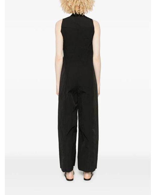 Osklen Black Zip Wide-Leg Jumpsuit