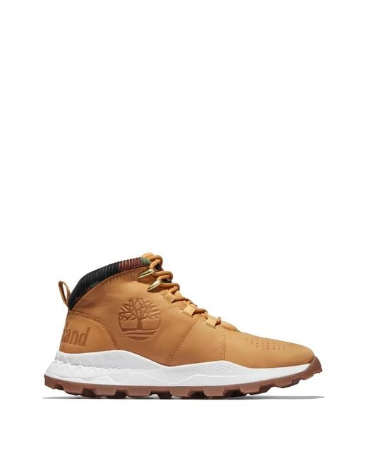 Timberland Brown Brooklyn Lace-Up Boots for men
