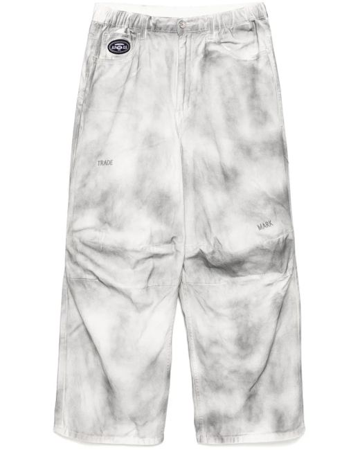メンズ Aape By A Bathing Ape ウォッシュド ジーンズ White