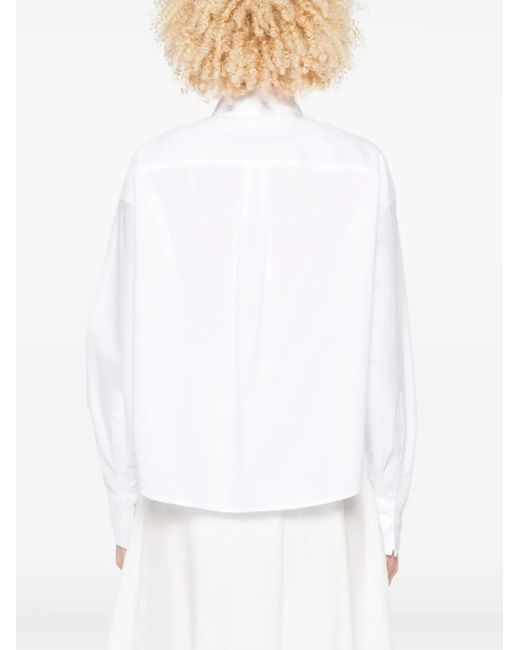 Brunello Cucinelli White Cotton Shirt