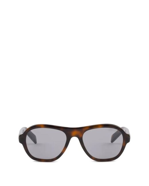Prada Gray Eyewear Collection Sunglasses