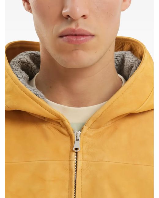 Giacca Con Cappuccio E Zip di 1989 STUDIO in Orange da Uomo