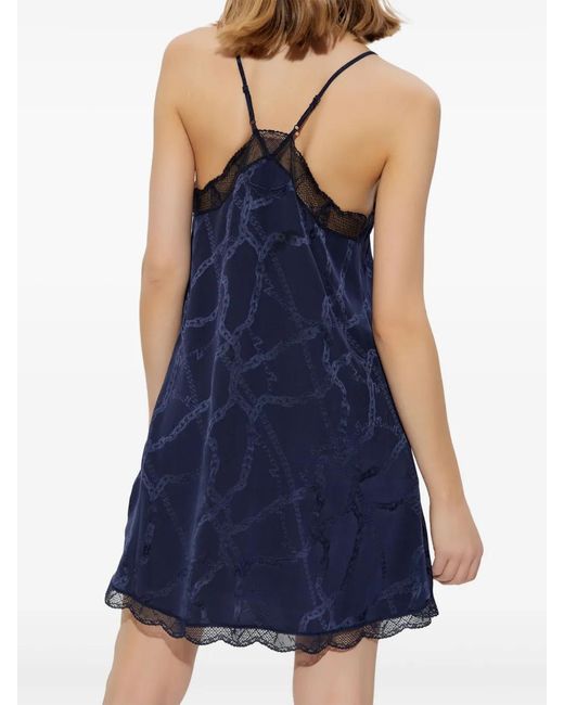 Zadig & Voltaire Blue Risty Mini Dress