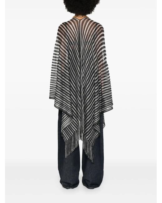 Missoni ストライプ ケープ Gray