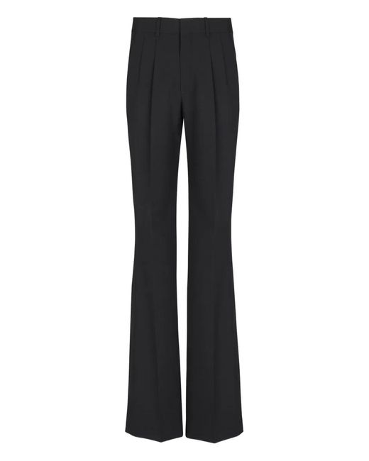 Balmain Black Wool Trousers for men