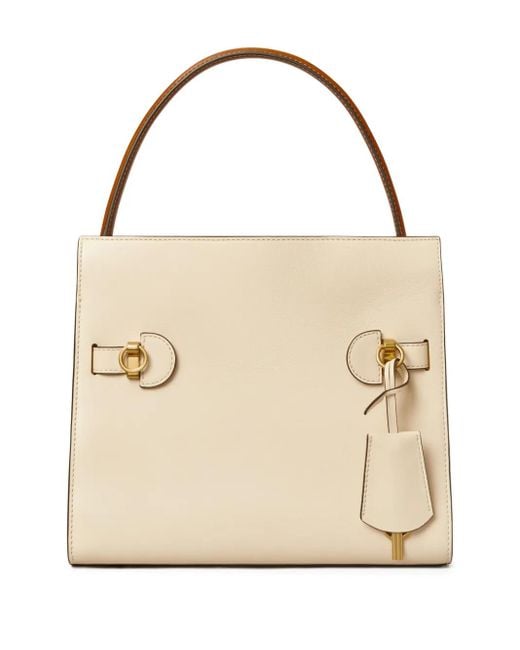 Tory Burch Natural Small Lee Radziwill Tote Bag