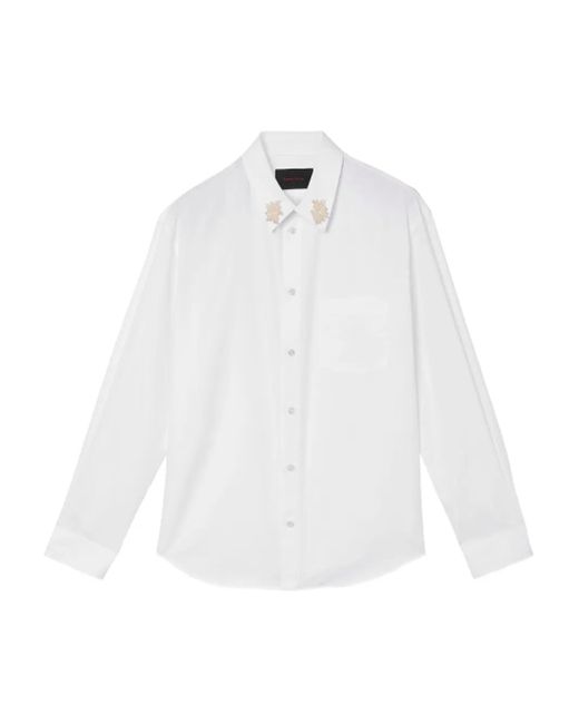 Camicia Con Decorazione di Simone Rocha in White da Uomo
