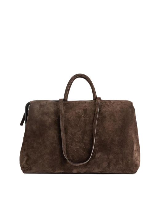Marsèll Brown Orizzontale Suede Tote Bag