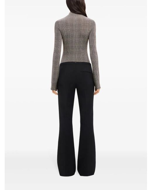 Body con motivo Príncipe de Gales Courreges de color Gray
