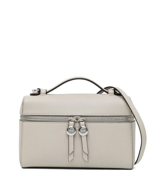 Tory Burch Metallic Mini Romy Top-Handle Bag