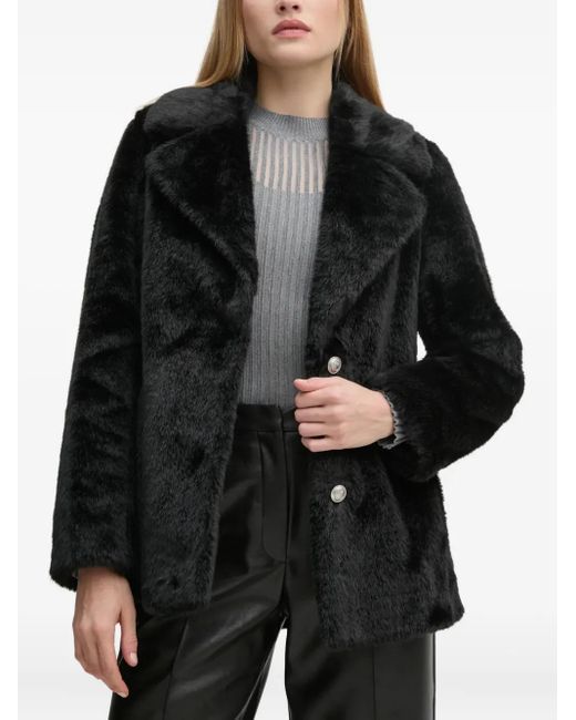 Chaqueta con solapas de muesca Guess de color Black