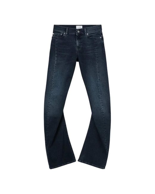 Haikure Blue Gery Five-Pocket Jeans