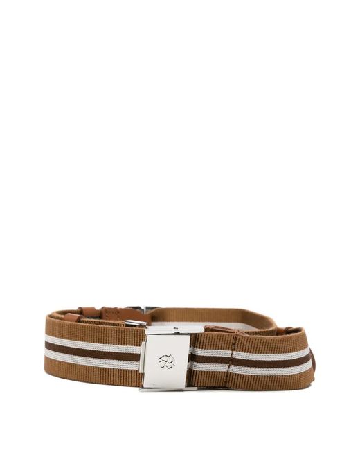 Dorothee Schumacher Brown Stretchy Chic Striped Belt