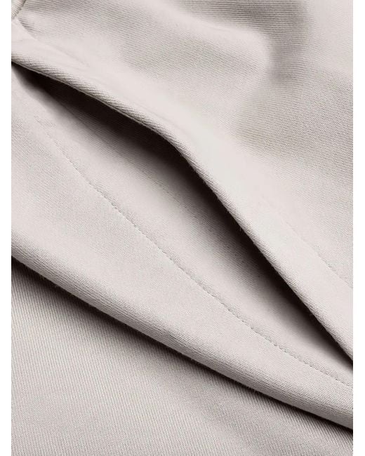Stone Island White Logo-Embroidered Track Pants for men