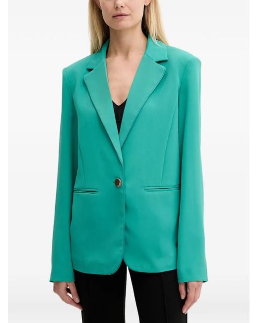 Fracomina Green Buttoned Blazer