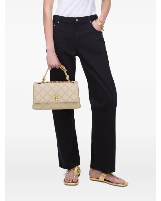 Marc Jacobs Natural The Quilted Dual Convertible Shoulder Bag