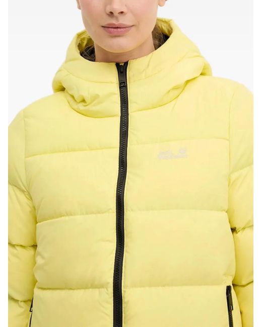 Chaqueta Frozen Palace con capucha Jack Wolfskin de color Yellow