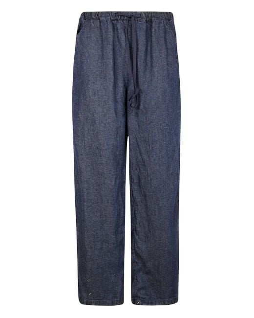 Apuntob Blue Drawstring Trousers