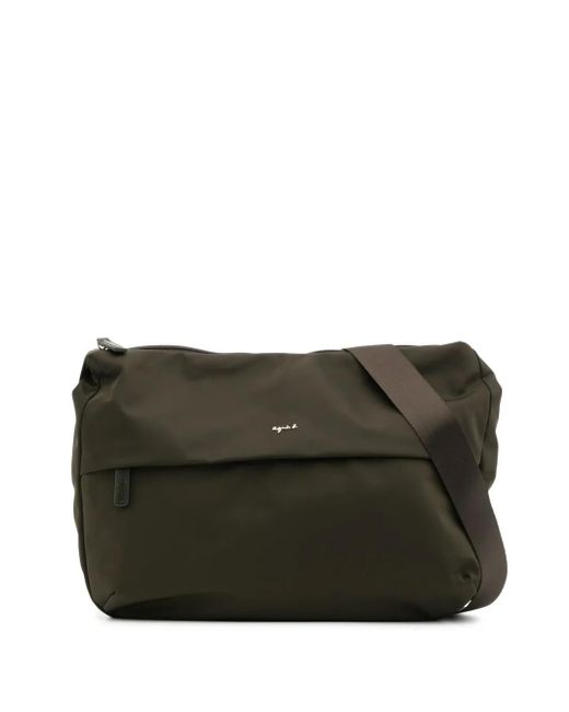 Agnes B. Black Round-Shape Shoulder Bag