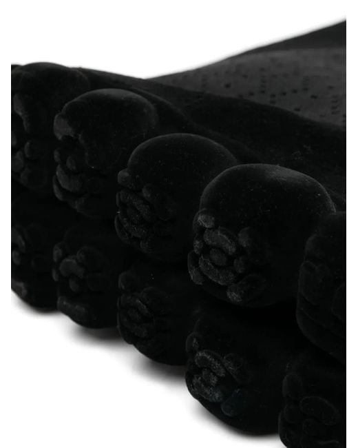 grounds Black Lace Knit Clutch Bag