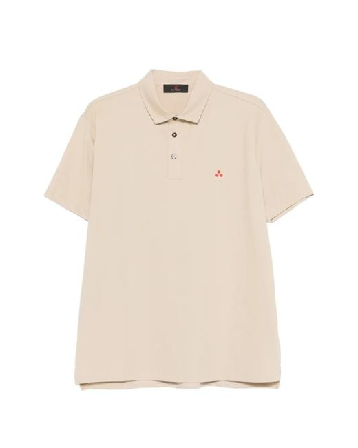 Peuterey Natural Polo Shirt With Logo for men