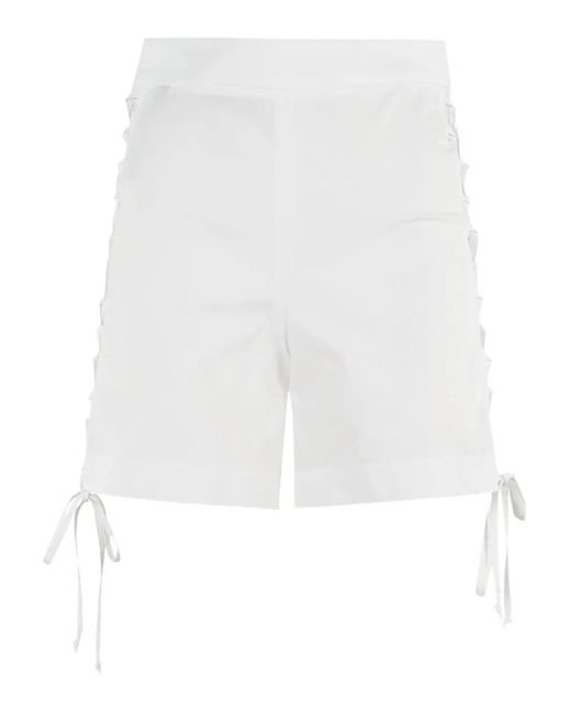 FEDERICA TOSI White Drawstring Detailing Shorts