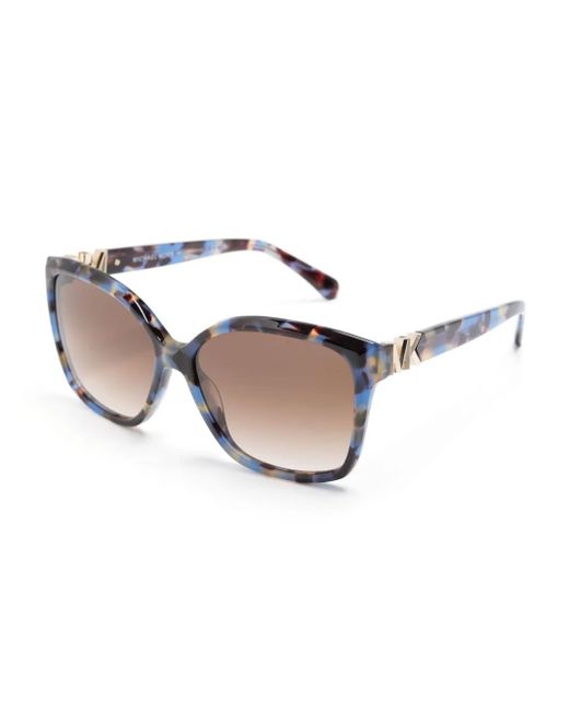 Michael Kors Pink Malia Square-Frame Sunglasses