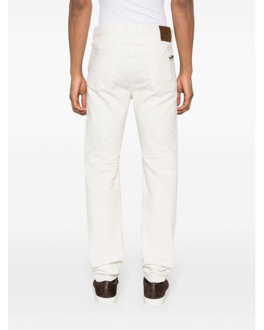 Tom Ford Slim-fit Jeans in het White voor heren