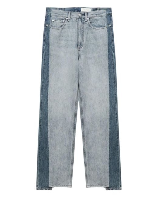 Rag & Bone Blue Shea Panelled Jeans