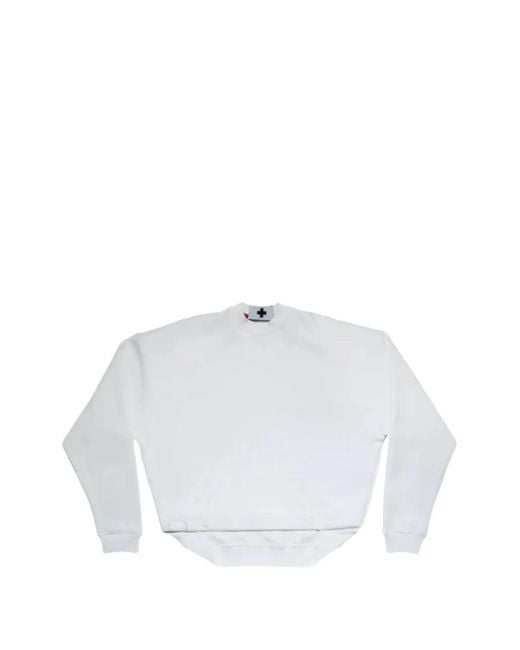 PROTOTYPES White X Alpha Industries Crew-Neck Sweatshirt for men