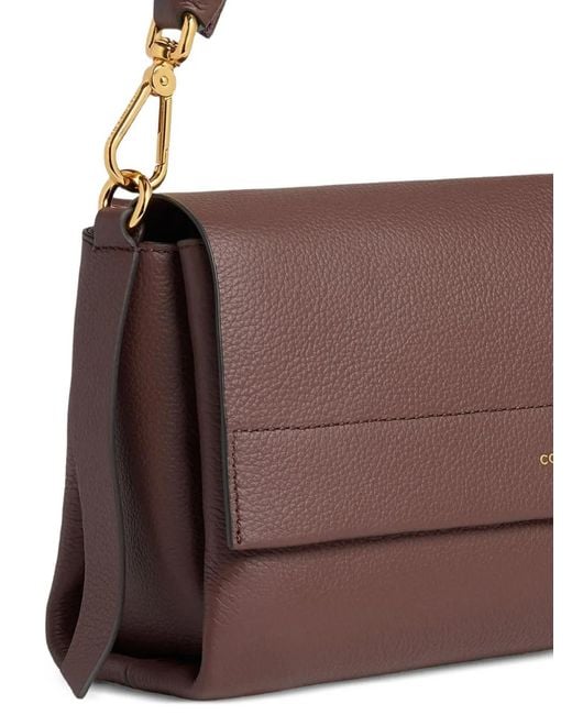 Coccinelle Purple Small Boheme Braided-Handle Tote Bag