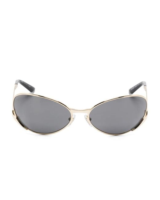 Versace Gray Cat-Eye Frame Sunglasses