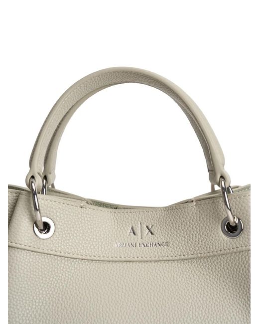 ARMANI EXCHANGE Metallic Sac Cabas À Détail De Logo