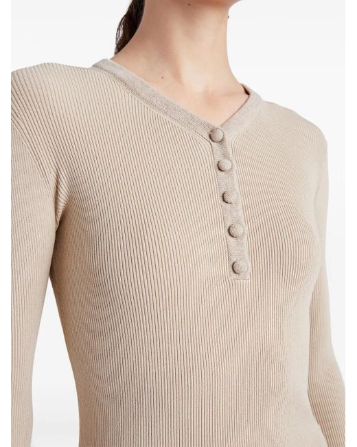 Proenza Schouler Natural Isla Knitted Top