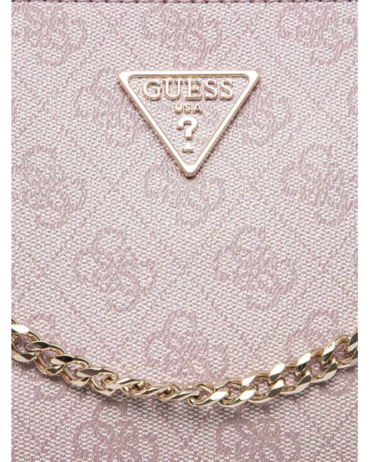 Guess Gray Noelle logo shoulder bag