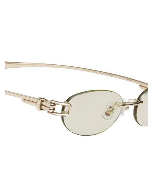 Gentle Monster White Musubi 031 Sunglasses