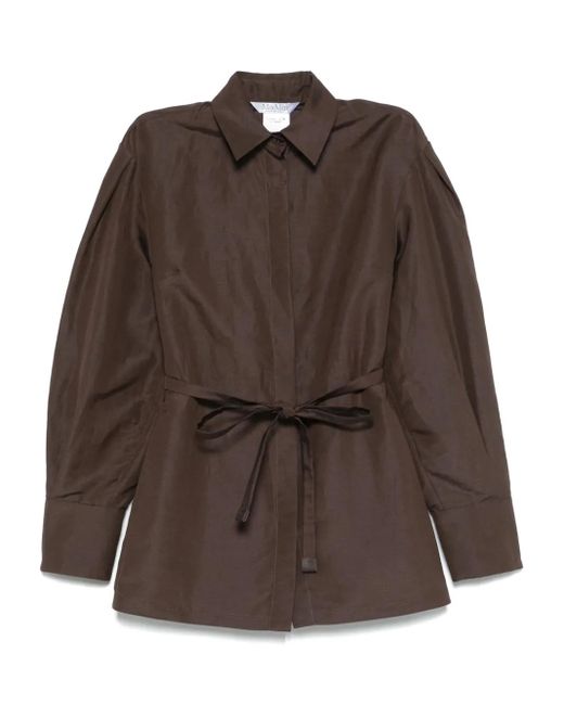 Max Mara Affari シャツ Brown