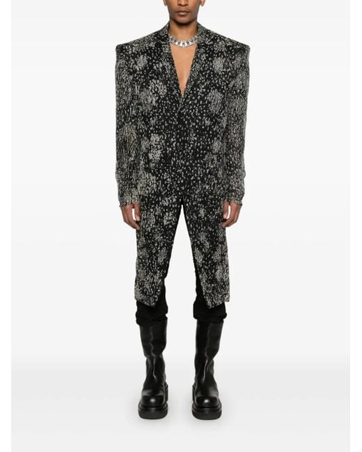 Rick Owens Black Ricks Coat for men