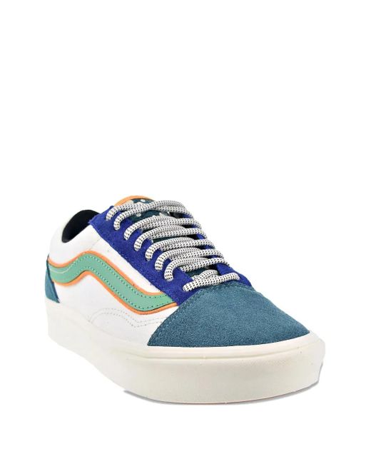 Vans Blue Comfycush Old Skoolow Sneakers for men