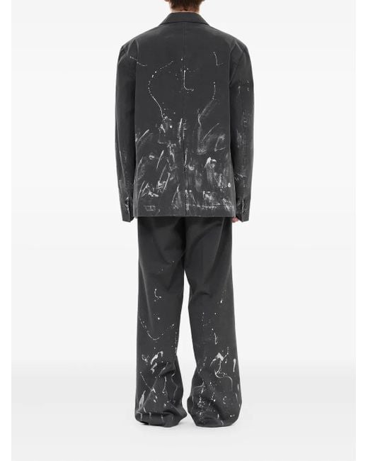 Pantalones con pinzas we11done de hombre de color Gray