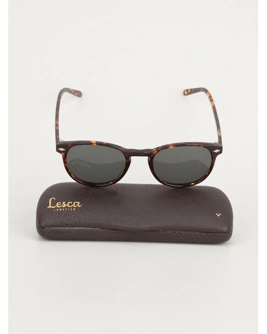 Lesca Metallic - Tortoise Shell Sunglasses - Unisex - Acetate - One Size