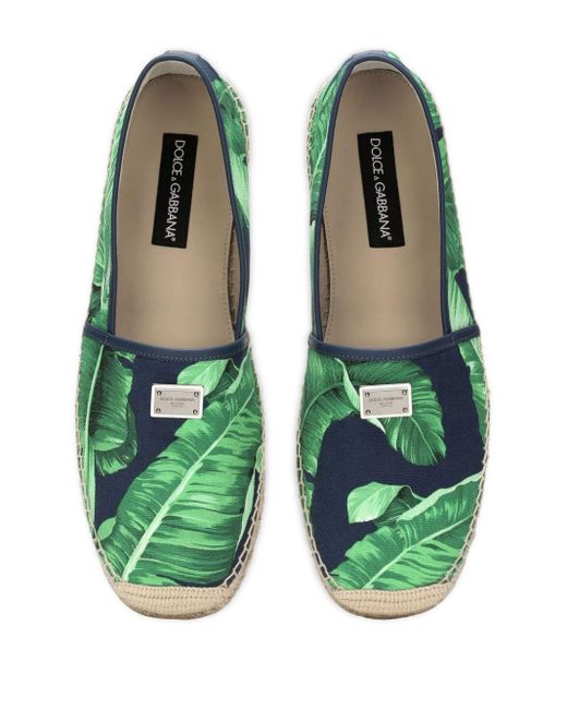 Shoes > flats > espadrilles Dolce & Gabbana pour homme en coloris Green