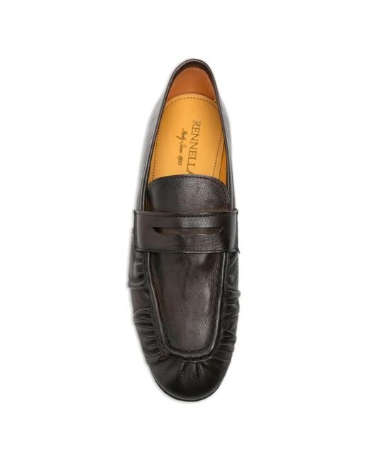 F.LLI RENNELLA Gray Penny Loafers for men