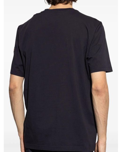 Moncler T-Shirt mit Logo-Print in Blue für Herren