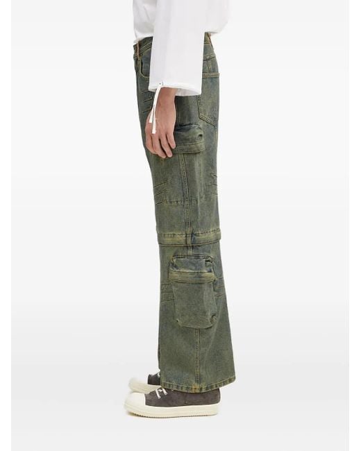 ANDERSSON BELL White Cargo Jeans for men