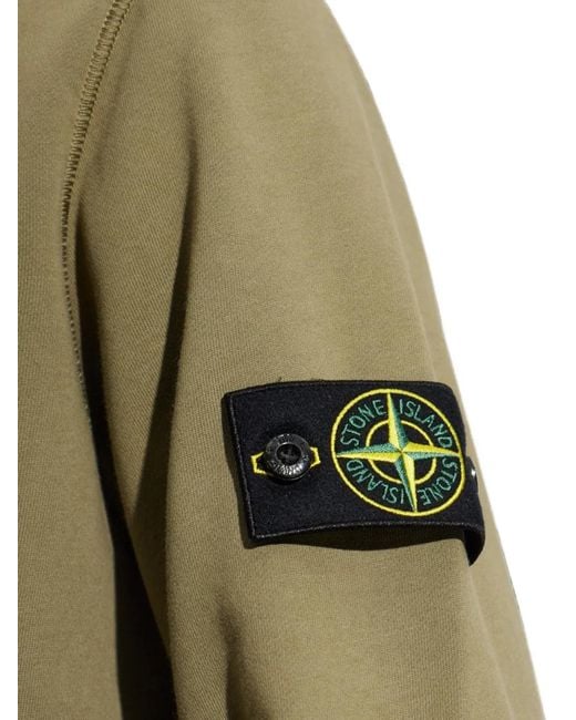 Stone Island Pullover Mit Logo-Patch in Green für Herren